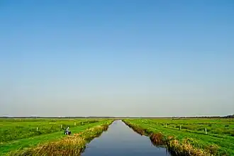 Aa of Groote Diep even ten oosten van Een