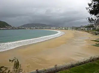 Het strand in april 2017