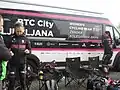 Ploegbus in de Amstel Gold Race 2017