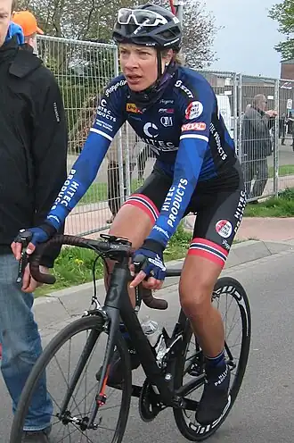 Vita Heine bij de Amstel Gold Race 2017