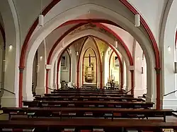 Interieur benedenkerk