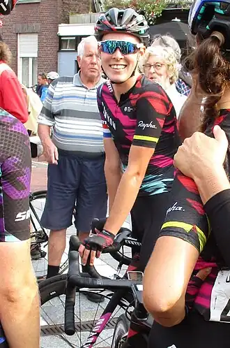 Barnes tijdens de Boels Ladies Tour 2017.