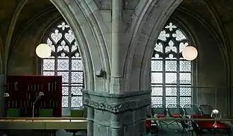 Zicht op de noorderzijbeuk, 2017