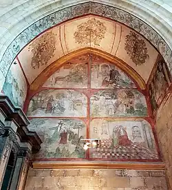 Overzicht kapel met Sint-Gertrudisschildering