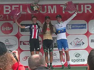 Podium 2017 v.l.n.r.: 2. Winder 1. Koster 3. Vos