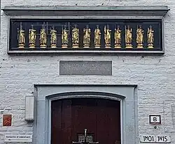 Idem, detail met apostelbalk