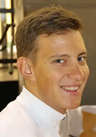 Jevtoesjenko bij de EK op de baan, 2017.