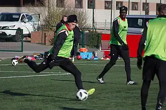 Vojvoda in 2018 als speler van Royal Excel Moeskroen