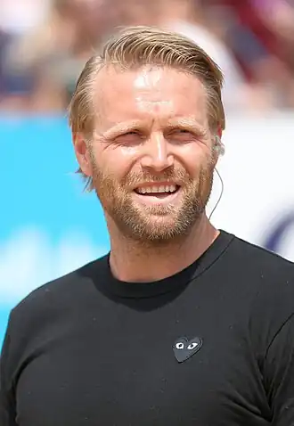 Brink als verslaggever bij een toernooi in Dresden (2018)