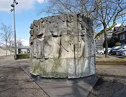 Relict oude Wilhelminabrug op de Kleine Griend