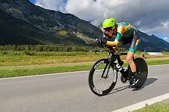 De Bod tijdens het wereldkampioenschappen wielrennen 2018.