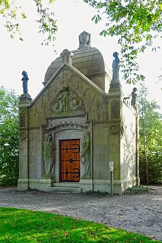 Het mausoleum bij de Coopersburg (anno 2018)