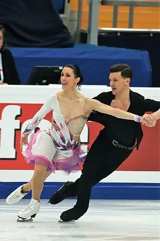 Charlène Guignard en Marco Fabbri (2018)