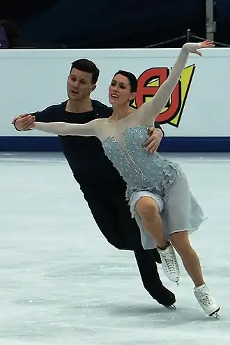 Marco Fabbri en Charlène Guignard (2018)
