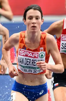 Irene van der Reijken in actie op de EK van 2018.