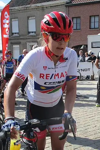Vera Adrian in de Lotto Belgium Tour 2018