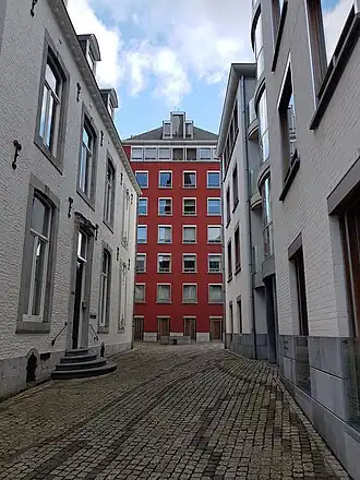 Kanunnikencour gezien naar het zuiden (2018)