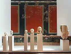 Fresco (reconstructie) uit Trier