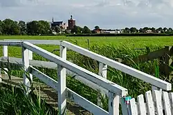 circa 700 meter van de Sint-Gertrudiskerk in Workum