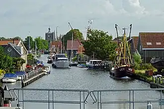 De Diepe Dolte vanaf de sluis in oostelijke richting