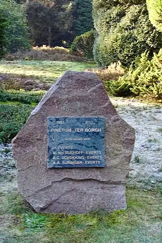 Gedenksteen voor Everhard Everts en zijn zuster