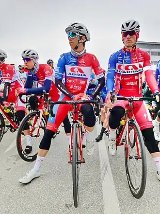 Renners van het team in 2019.