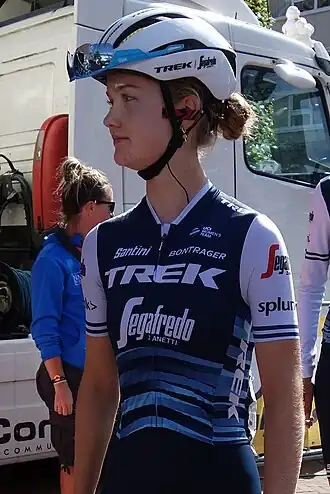 Van Twisk tijdens de Boels Ladies Tour 2019