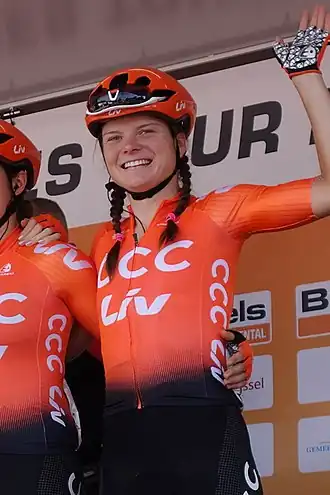 Marta Lach in de Boels Ladies Tour 2019