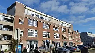 Balboastraat 18-20 met belendende gebouwen (november 2019)