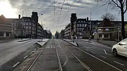 Barbiersbrug richting Scheldestraat (december 2019)