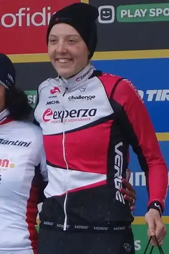 Bakker op het podium in de Citadelcross 2019