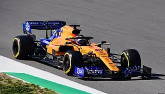 Sainz jr. in de MCL34, Barcelona