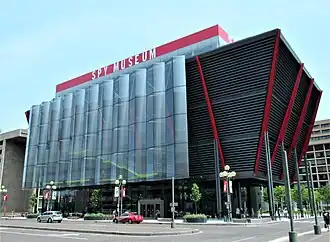 Exterieur van het museum