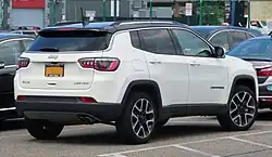 Jeep Compass (2016-2020), achteraanzicht