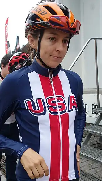 Katie Hall in de Lotto Belgium Tour 2019