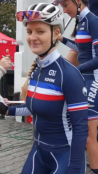 Typhaine Laurance in de Lotto Belgium Tour 2019