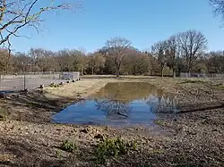Terrein gesloopte paviljoens