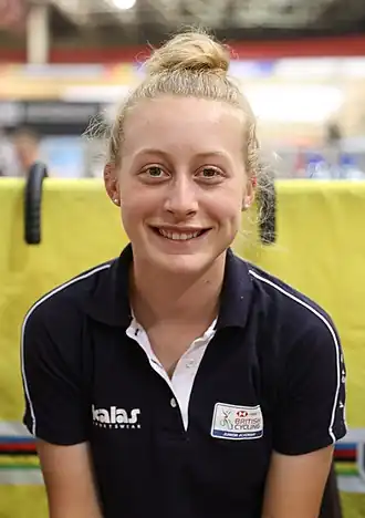 Bäckstedt op het WK op de baan 2019