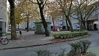 Overzicht over het plein (oktober 2019)