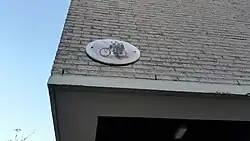 Zwaaiende fietser (oktober 2019)