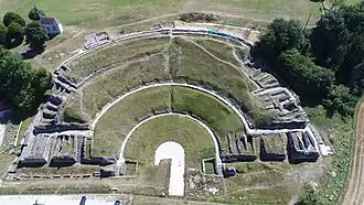 Het Romeinse theater van Mandeure