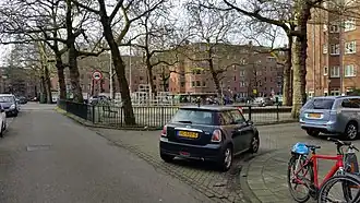 Overzicht over het plein (januari 2020)