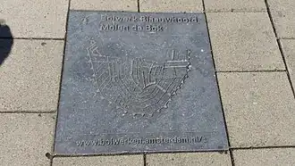 Plaquette Bolwerk Blaauwhoofd (2018)