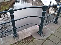 Leuning aanpassing aan smalle brug, december 2020