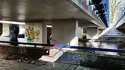 Andere vorm brugpijlers bij tramdek (maart 2020)