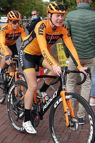 Sara Van de Vel na de Waalse Pijl 2020