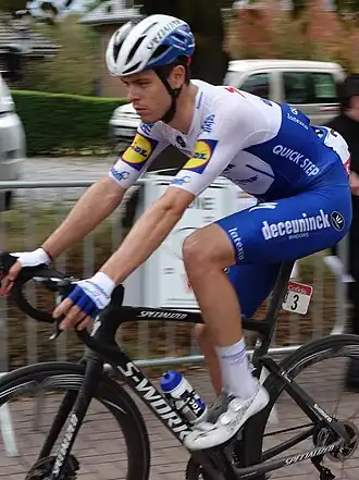 Cavagna bij de Waalse Pijl 2020.