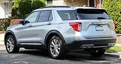 Ford Explorer, achteraanzicht