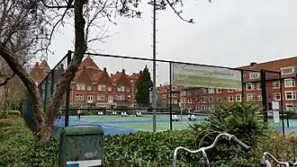 Tennisveld Linnaeushof (februari 2020)