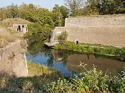 Hoofdgracht bij bastion B